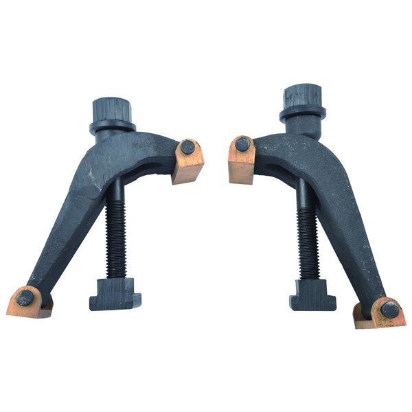 H & H Industrial Products 11/16" Universal Adjustable Clamp Set With Brass Plate (Fit 3/4" T-Slot) 3900-0326